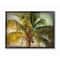 Stupell Industries Distressed Tropical Summer Palm Tree Photograph Black Framed Wall Art